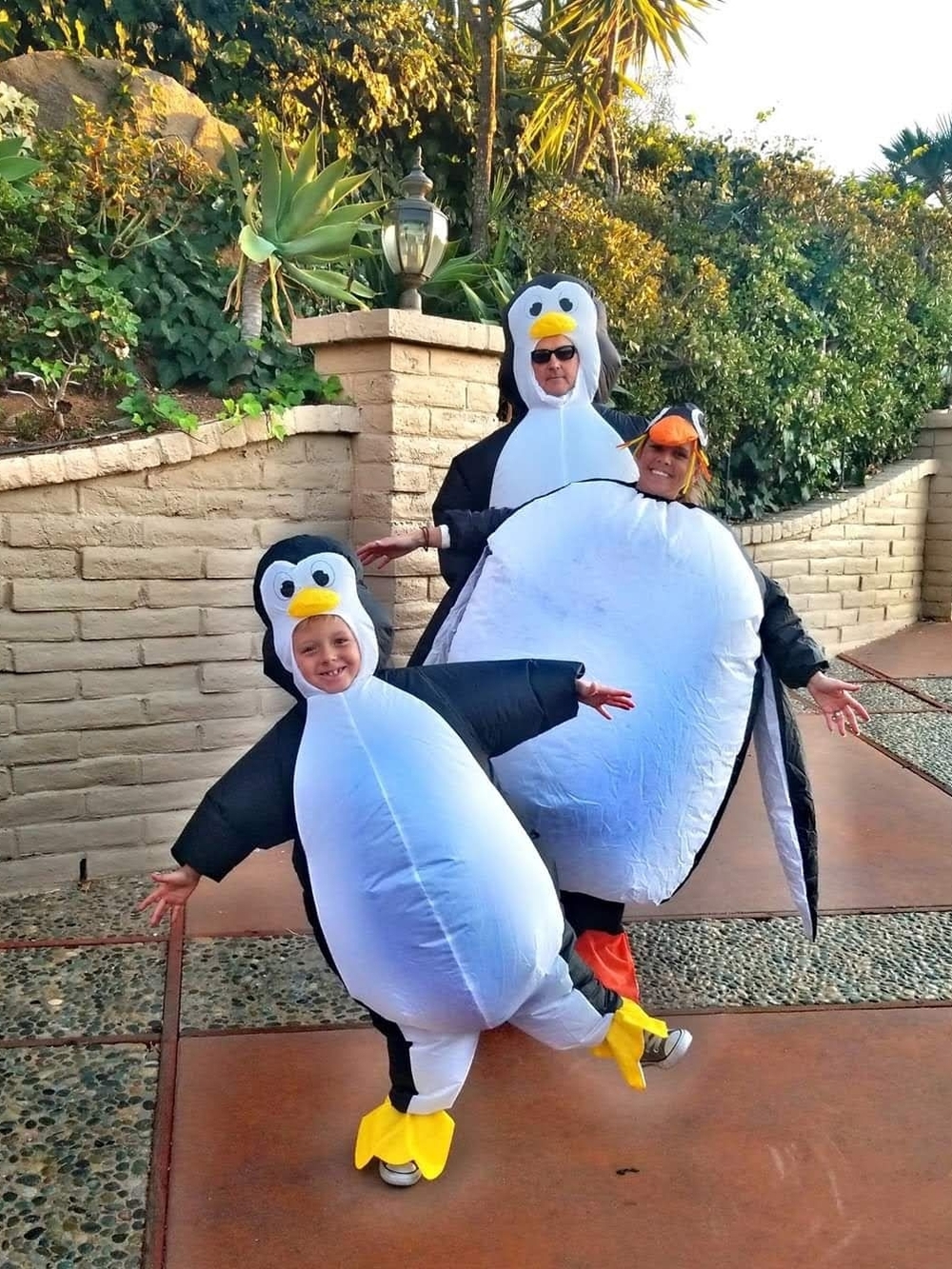 Inflatable Penguin Costumes Family Bundle - Black & White